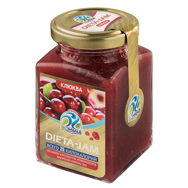 Джем 230г клюкв BM